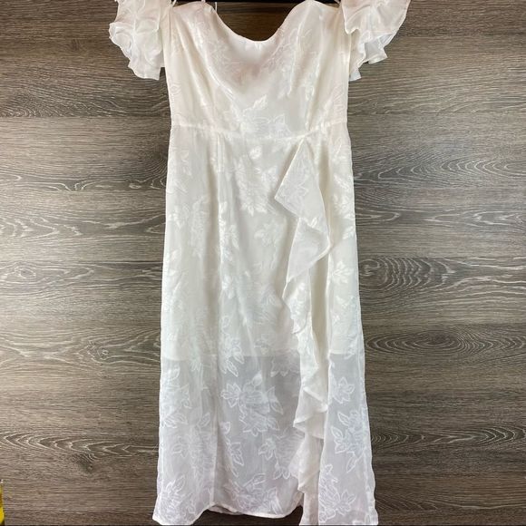 Wayf Casper Midi Dress in Ivory NWT - Picture 3 of 13